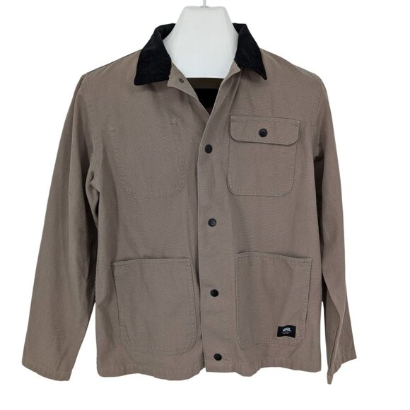 Vans Chore Jacket Men Size XL Snap On Pockets Gorpcore Workwear Streetwear Skate - Picture 1 of 13